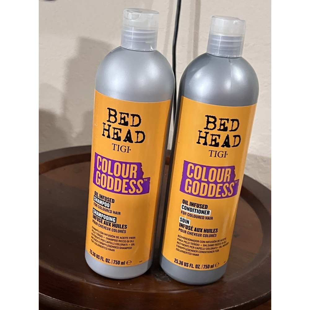 TIGI Bed Head Colour Goddess Oil Infused Shampoo & Conditioner Set 25.36oz 750ml